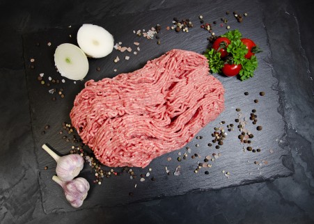 detail Mleté maso přední 500g balení Bio AKCE 20%